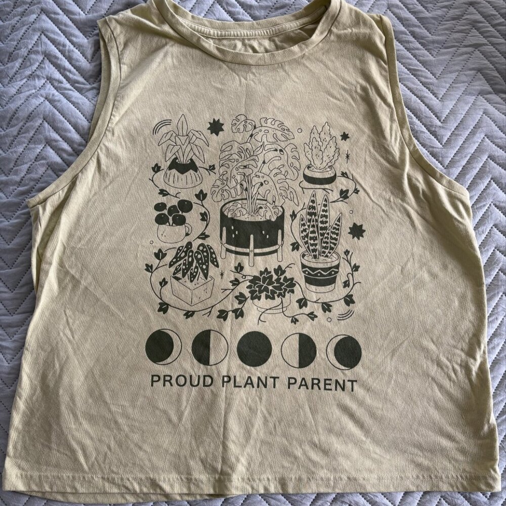Proud Plant Parent Muscle Tank Size XL